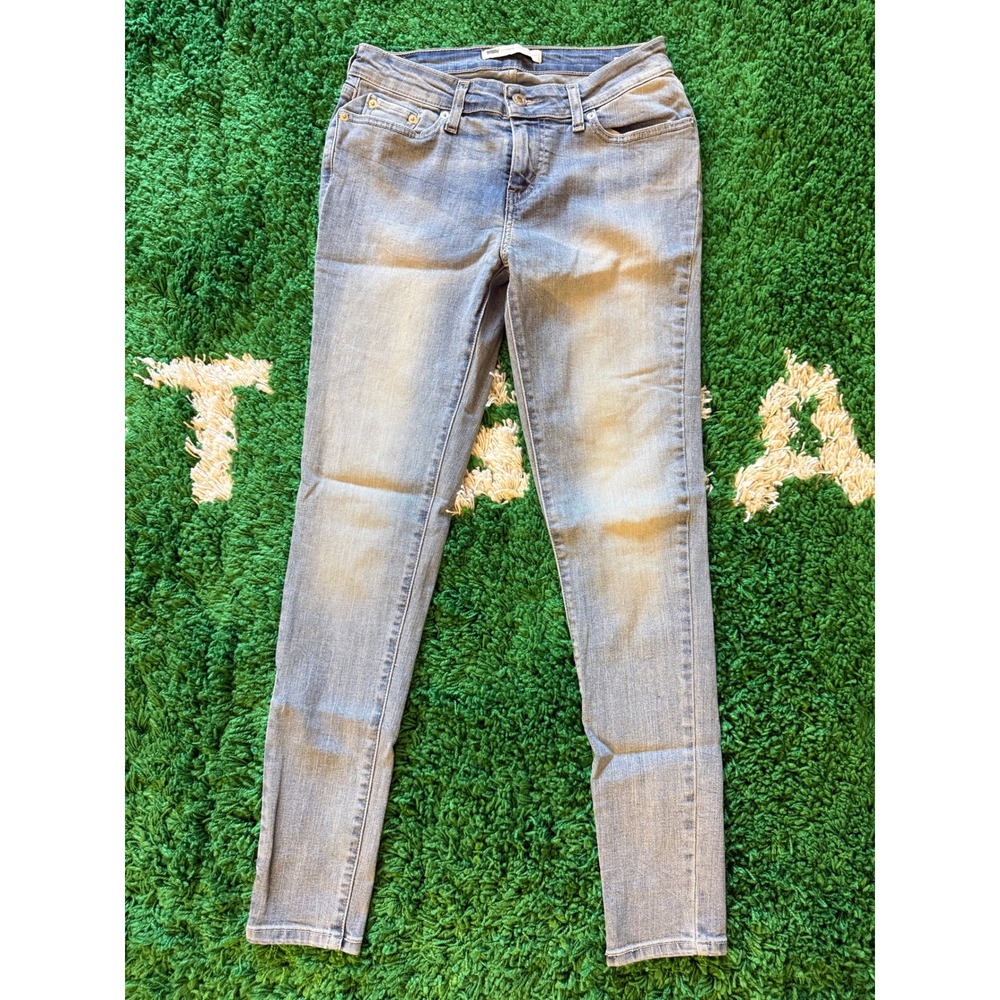 Levi's Legging Jeans Womens‎ 28 Light Blue Excellent Skinny Fit Denim